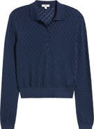 Mavi Jeans Pointelle Polo Sweater