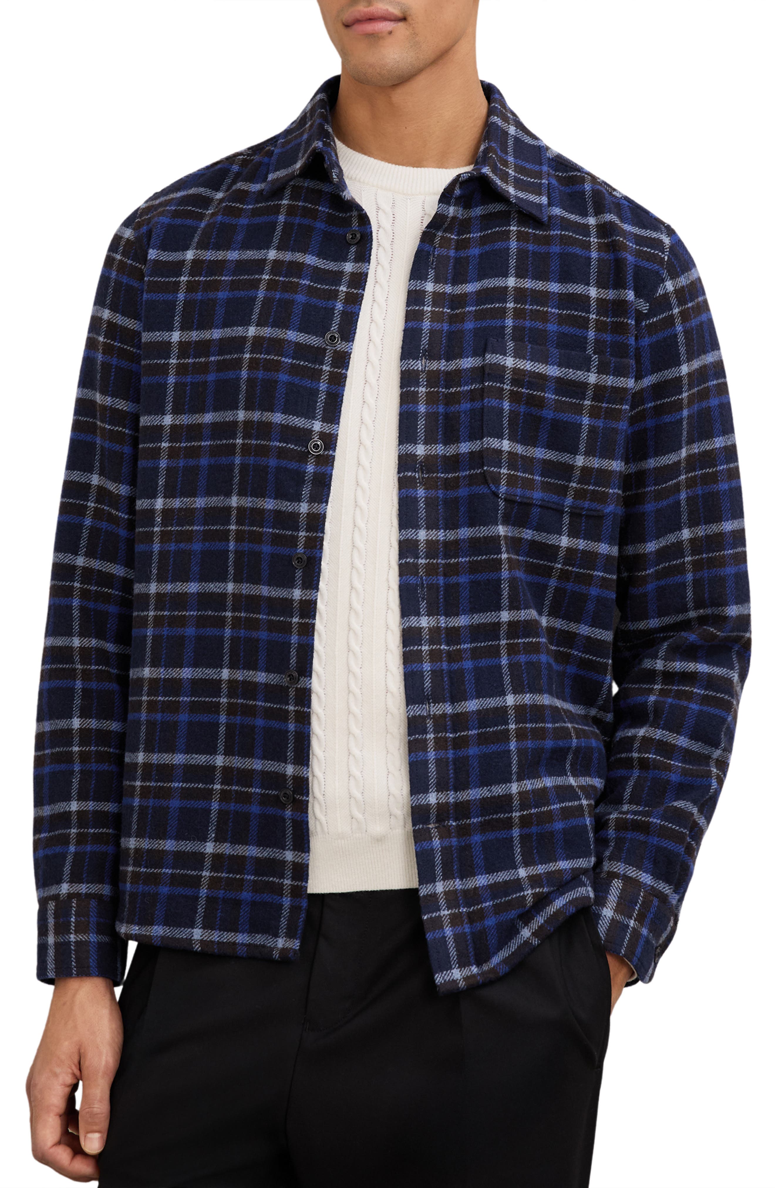 Sam Plaid Button-Up Shirt