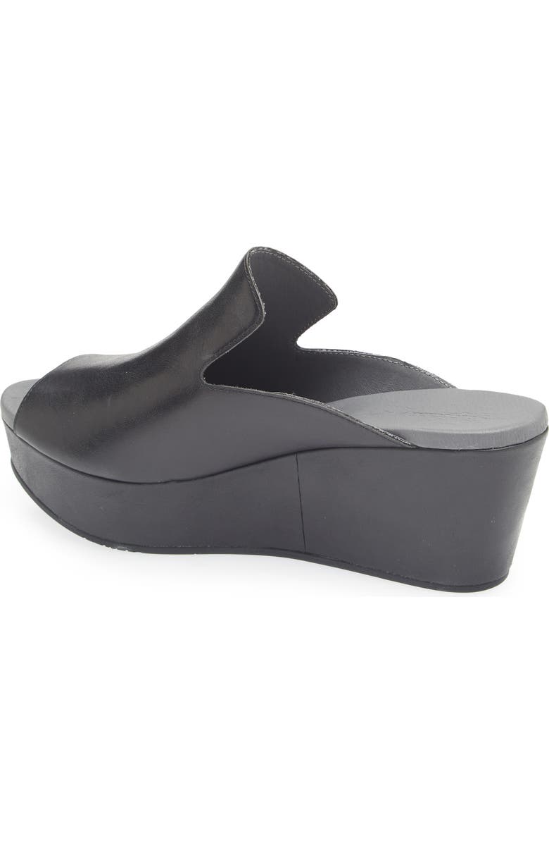 Chocolat Blu Whisper Platform Wedge Sandal, Alternate, color, Black Leather