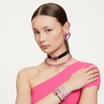 Matrix Crystal Tennis Bracelet
