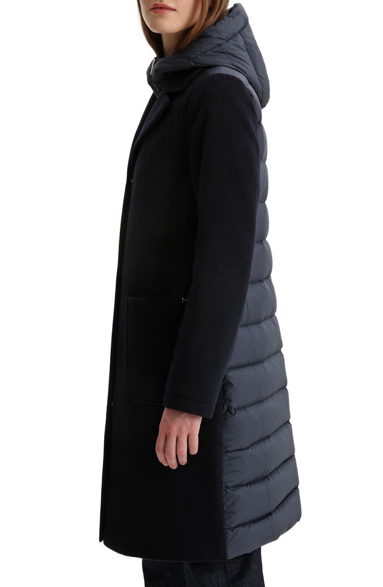 Woolrich Kuna Wool & Cashmere Blend Water Resistant 750 Down Fill Parka, Alternate, color, 