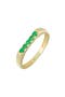 selected 18K Yellow Gold Emerald