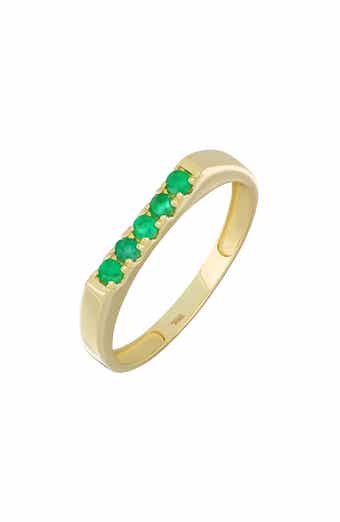Bony Levy El Mar 18K Gold Gemstone Stackable Ring