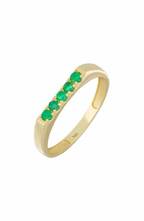 Bony Levy El Mar 18K Gold Gemstone Stackable Ring