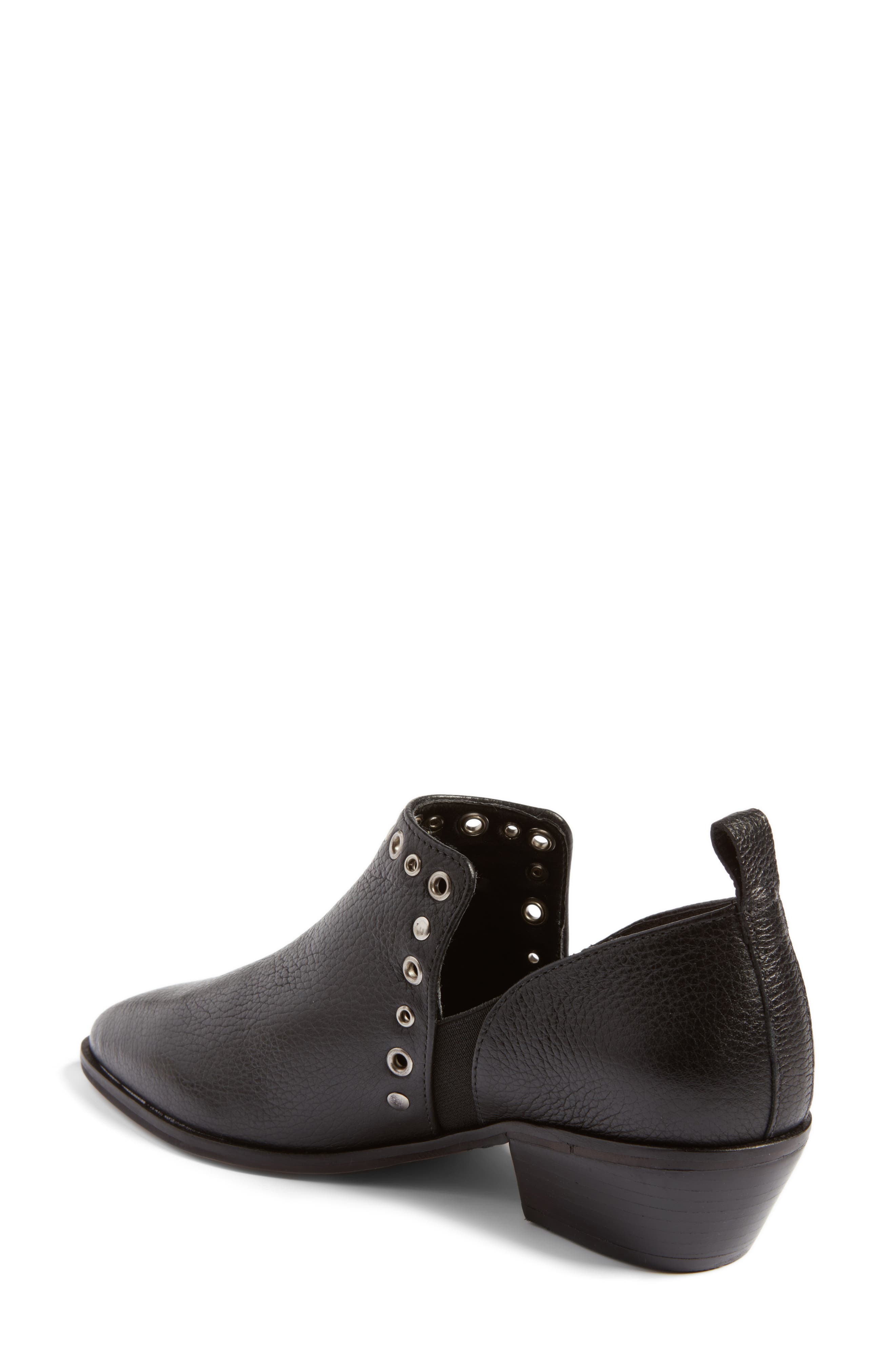 Annette Ankle Boot, Alternate, color, BLACK LEATHER