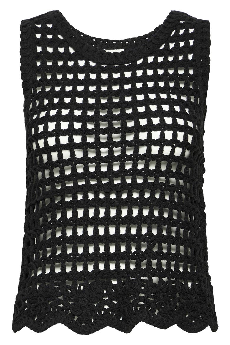 Knit Top, Alternate, color, BLACK