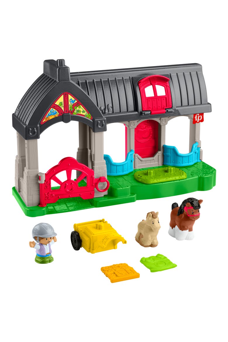 Little People® Friendly Horses Stable Playset, Alternate, color, STABLE