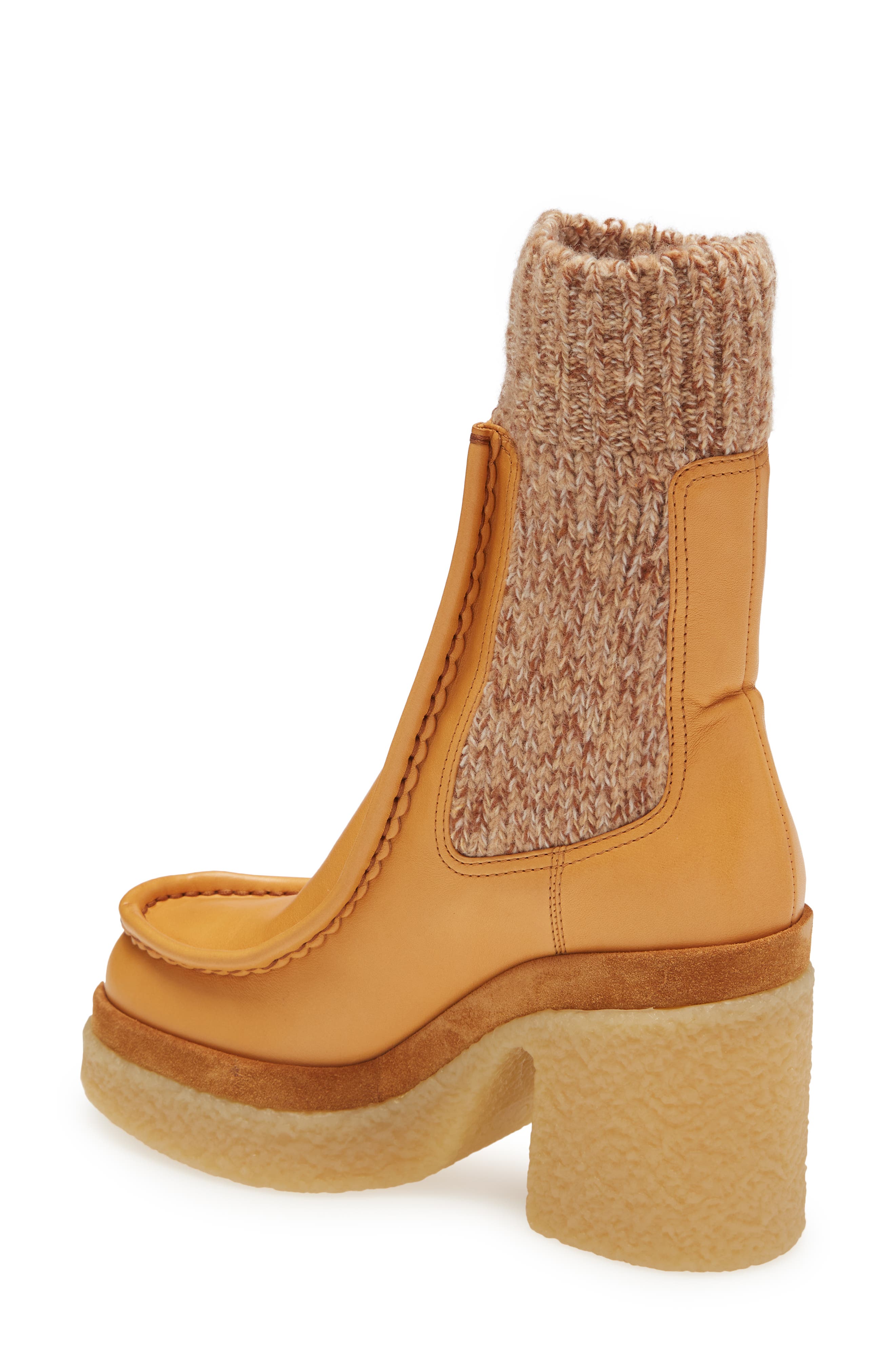 Jamie Platform Chelsea Boot, Alternate, color, CAMEL