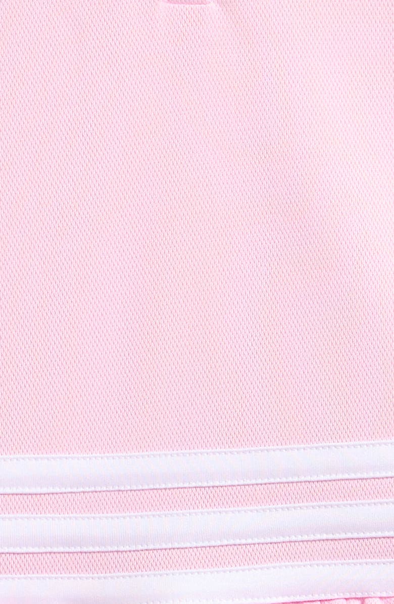 adidas Kids' Polo Ruffle Dress, Alternate, color, Clear Pink