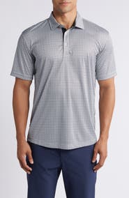 Swannies Tanner Geo Print Performance Golf Polo