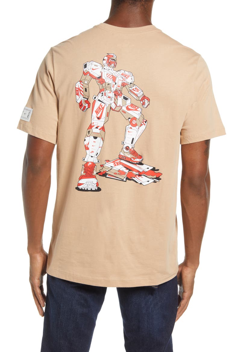 Sportswear Air Figure Mech Graphic Tee, Alternate, color, HEMP