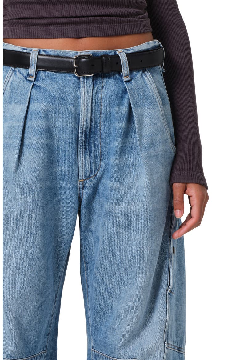 Flight Barrel Leg Jeans, Alternate, color, ZENITH