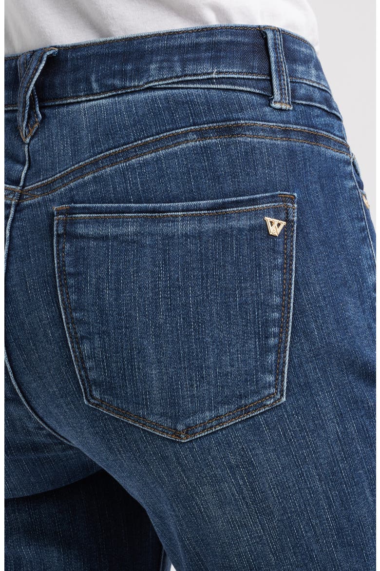 Logan High Waist Ankle Slim Straight Leg Jeans, Alternate, color, BLUE ARTISANAL