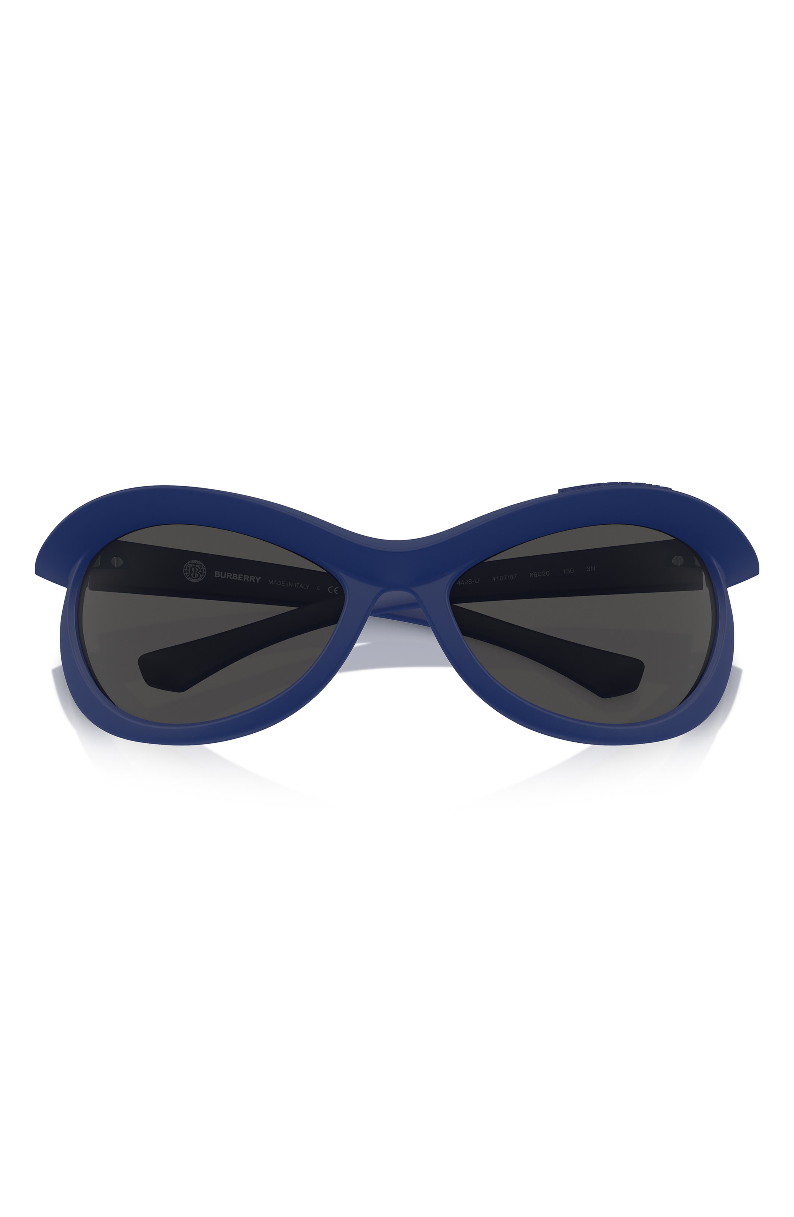 Burberry 66mm Oversize Irregular Sunglasses