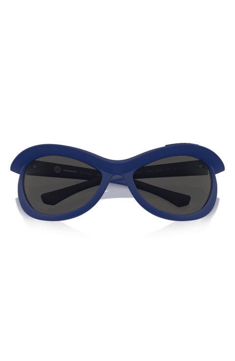 66mm Oversize Irregular Sunglasses