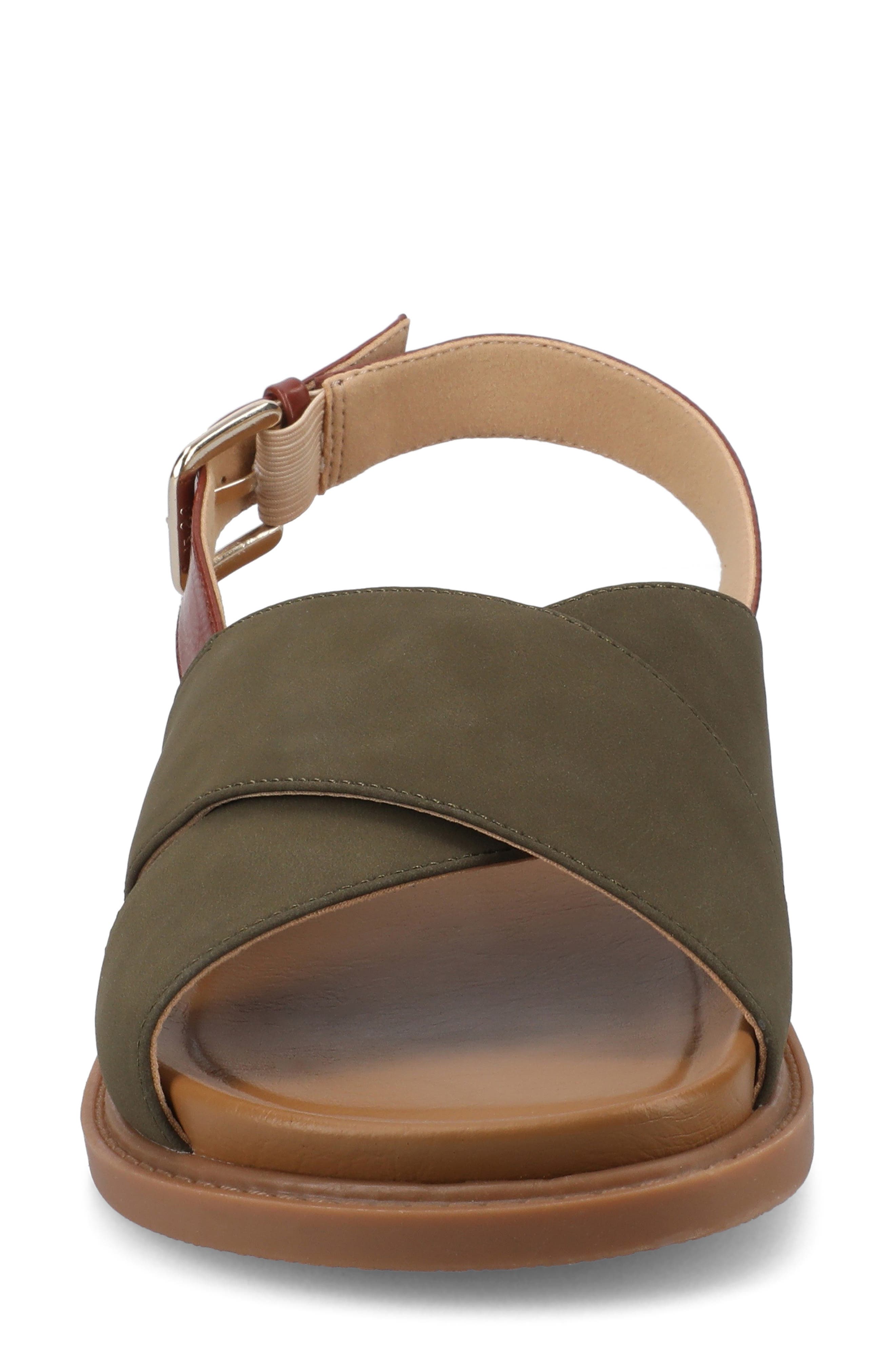 Marina Slingback Sandal, Alternate, color, OLIVE