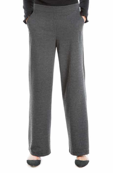 Double Knit Wide Leg Pants