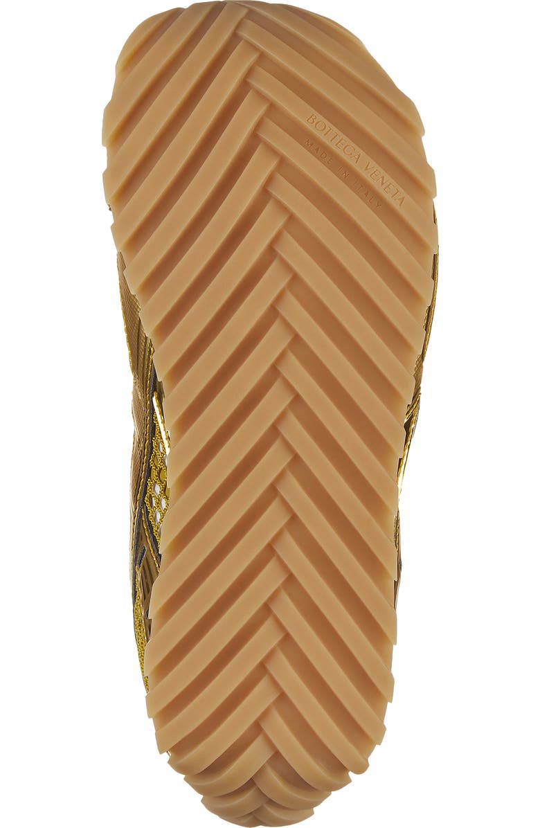 Bottega Veneta Orbit Low Top Sneaker, Alternate, color, 7043 Gold/ White