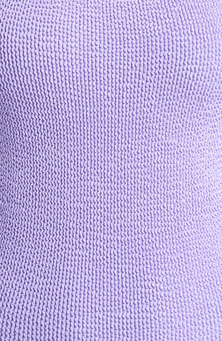 Hunza G Square Neck One-Piece Swimsuit, Alternate, color, Lilac