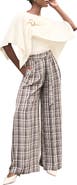 MINT VELVET Check Wide Trousers