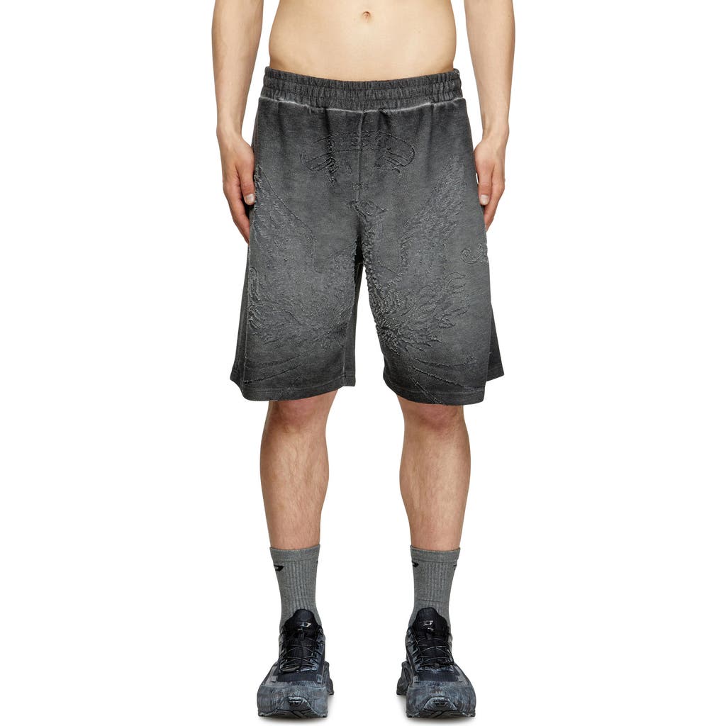 Diesel P-crowde Shorts In Gray