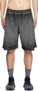 DIESEL® P-Crowde Laser Etched Sweat Shorts