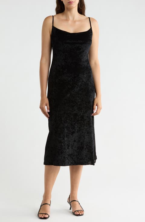 Velvet Midi Slipdress