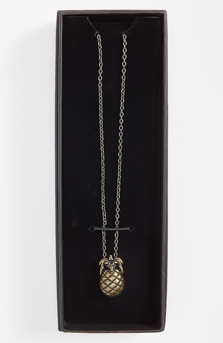 Maison Scotch Pineapple Pendant Necklace, Alternate, color, 