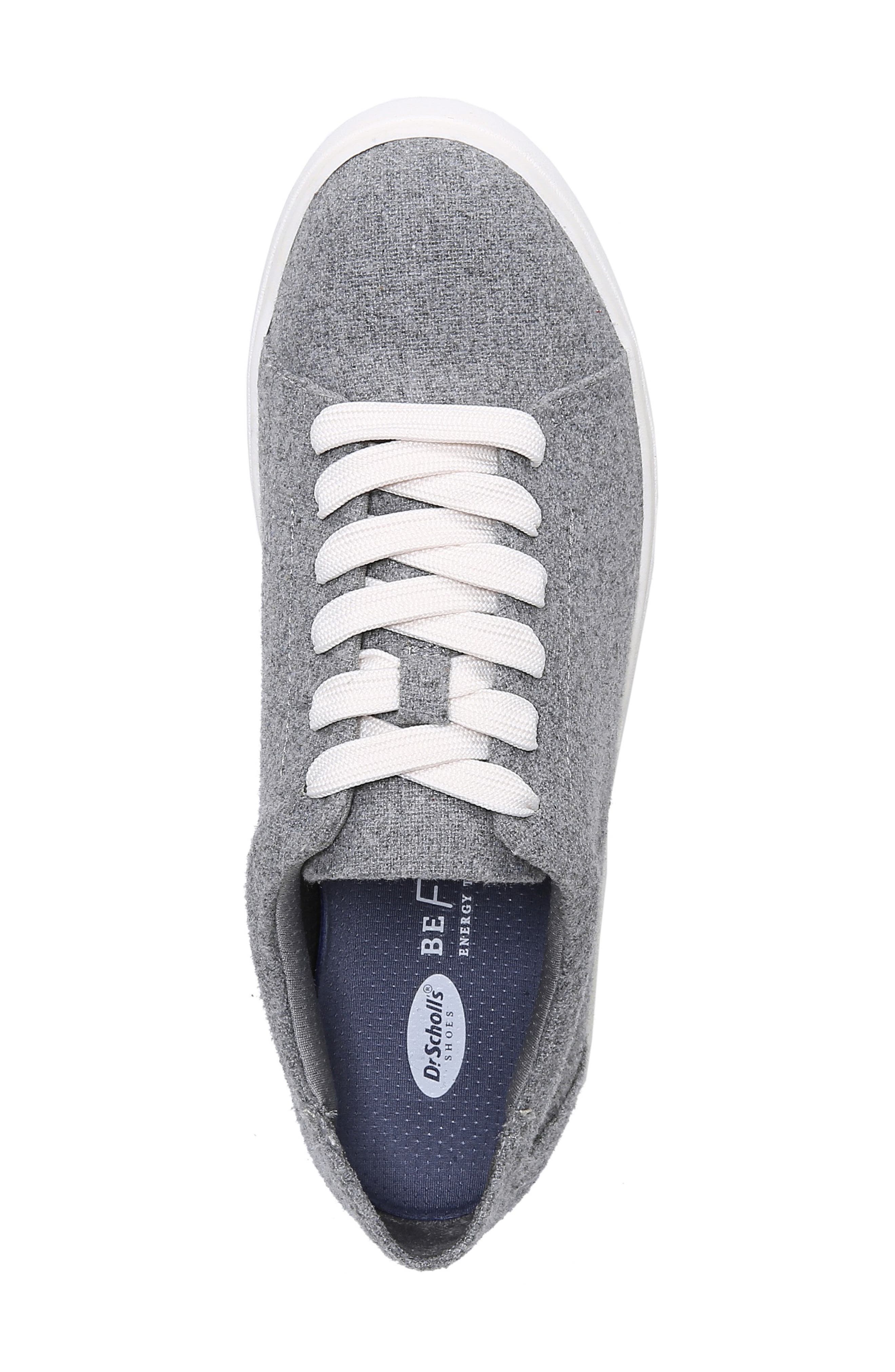 Kinney Platform Sneaker, Alternate, color, GREY FABRIC