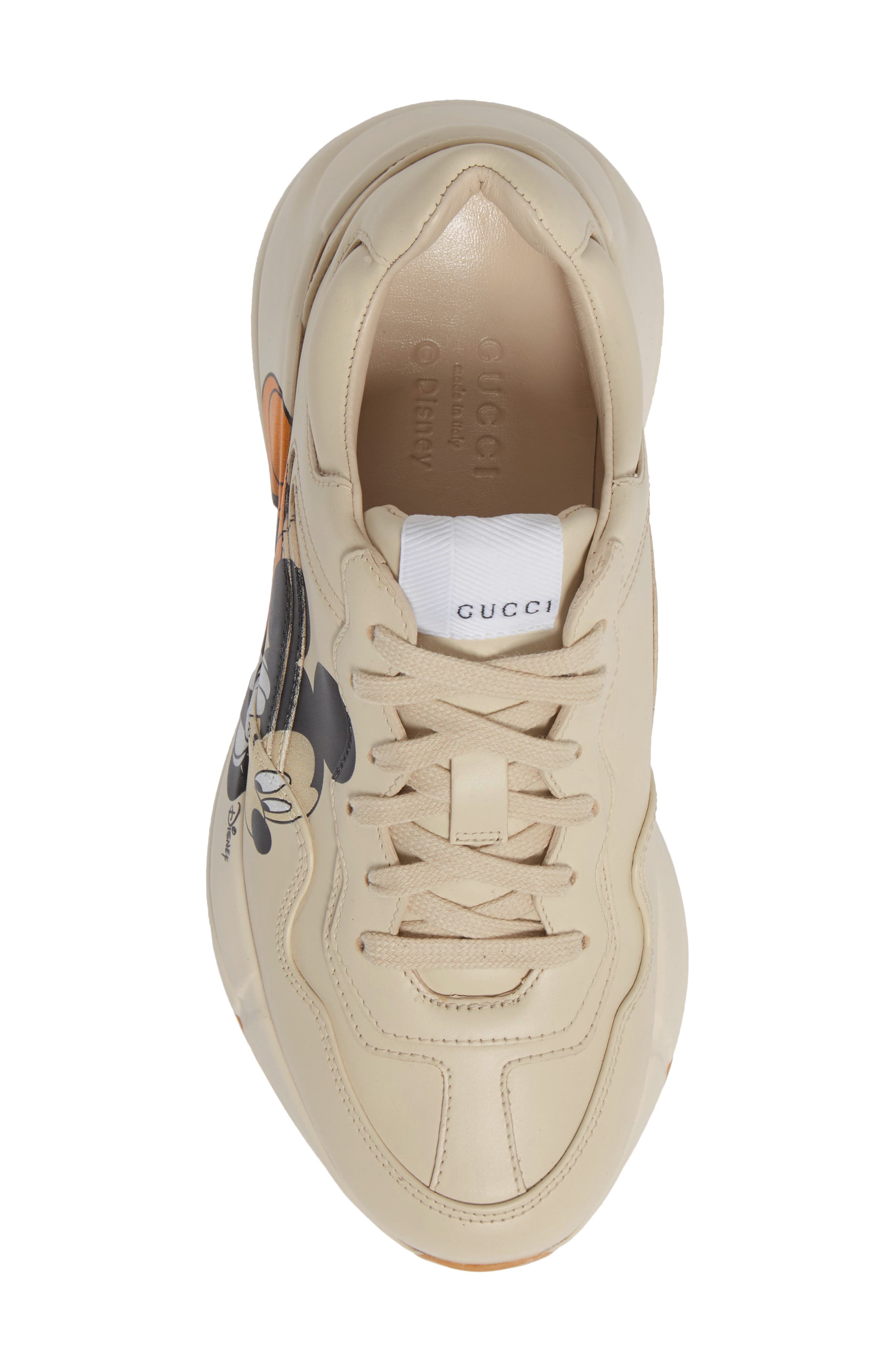 Gucci x Disney Rhyton Mickey Mouse Sneaker, Alternate, color, 