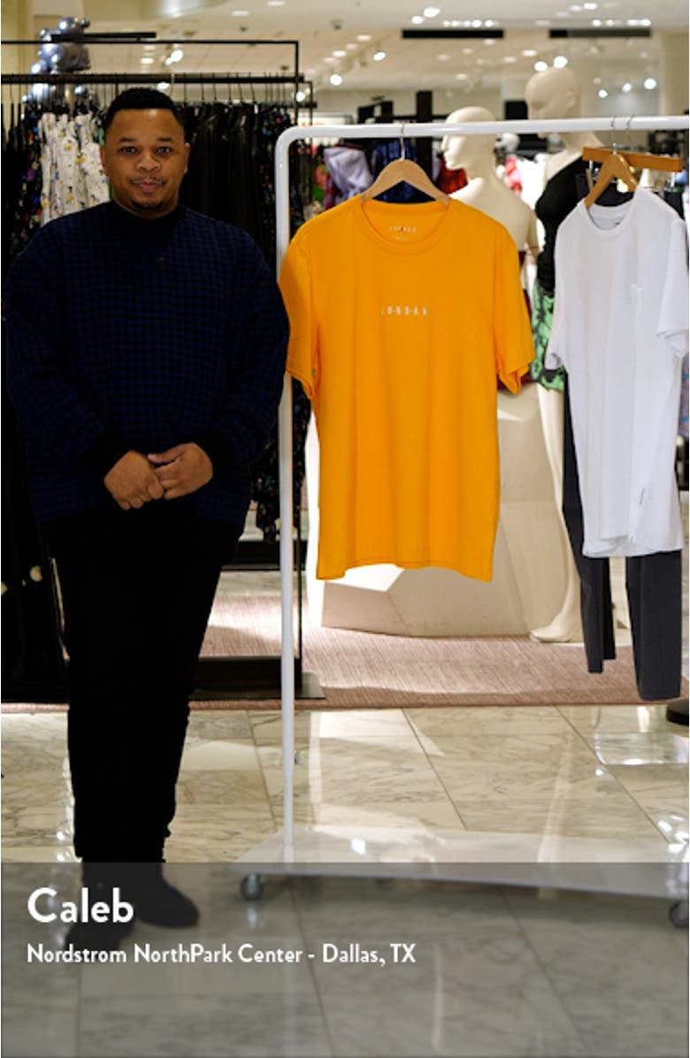 Jordan Embroidered Crewneck T-Shirt, sales video thumbnail