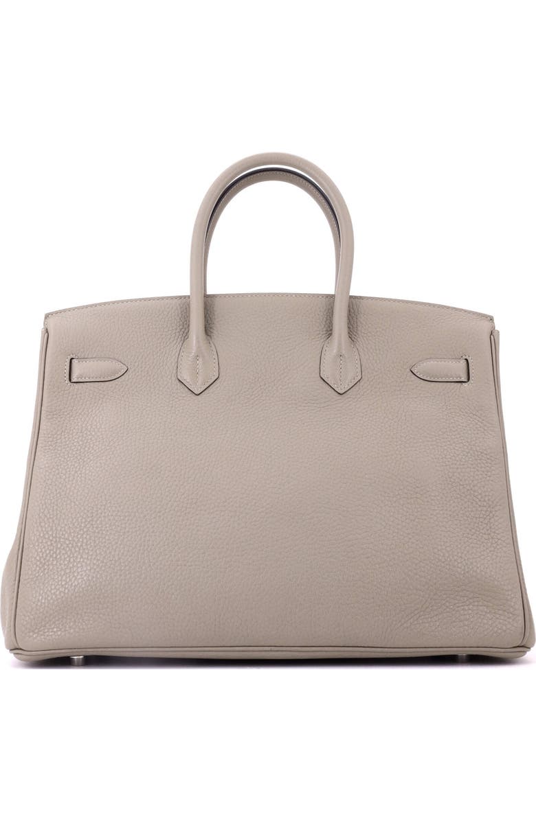 Pre-Owned Hermes Birkin Handbag Green Clemence with Palladium Hardware 35, Alternate, color, Sauge