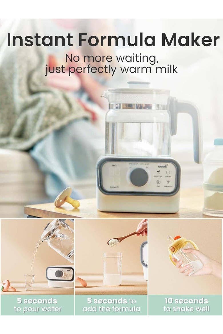 Instant Baby Bottle Warmer, Alternate, color, White