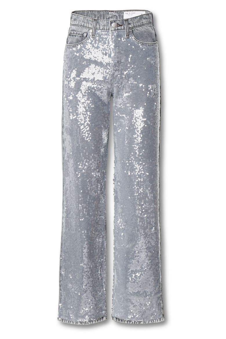 Shea Sequin Straight Leg Jeans, Alternate, color, STELSEQUIN