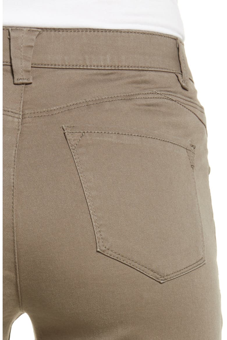 High Waist Ankle Skinny Pants, Alternate, color, BRINDLE OLIVE