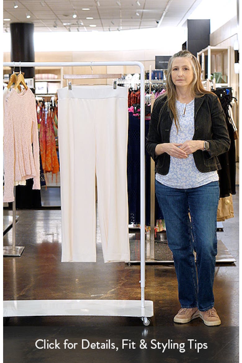 High Waist Pull-On Wide Leg Pants video
