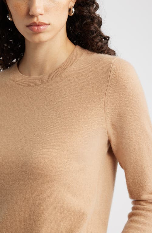 Nordstrom Cashmere Crewneck Sweater In Yellow