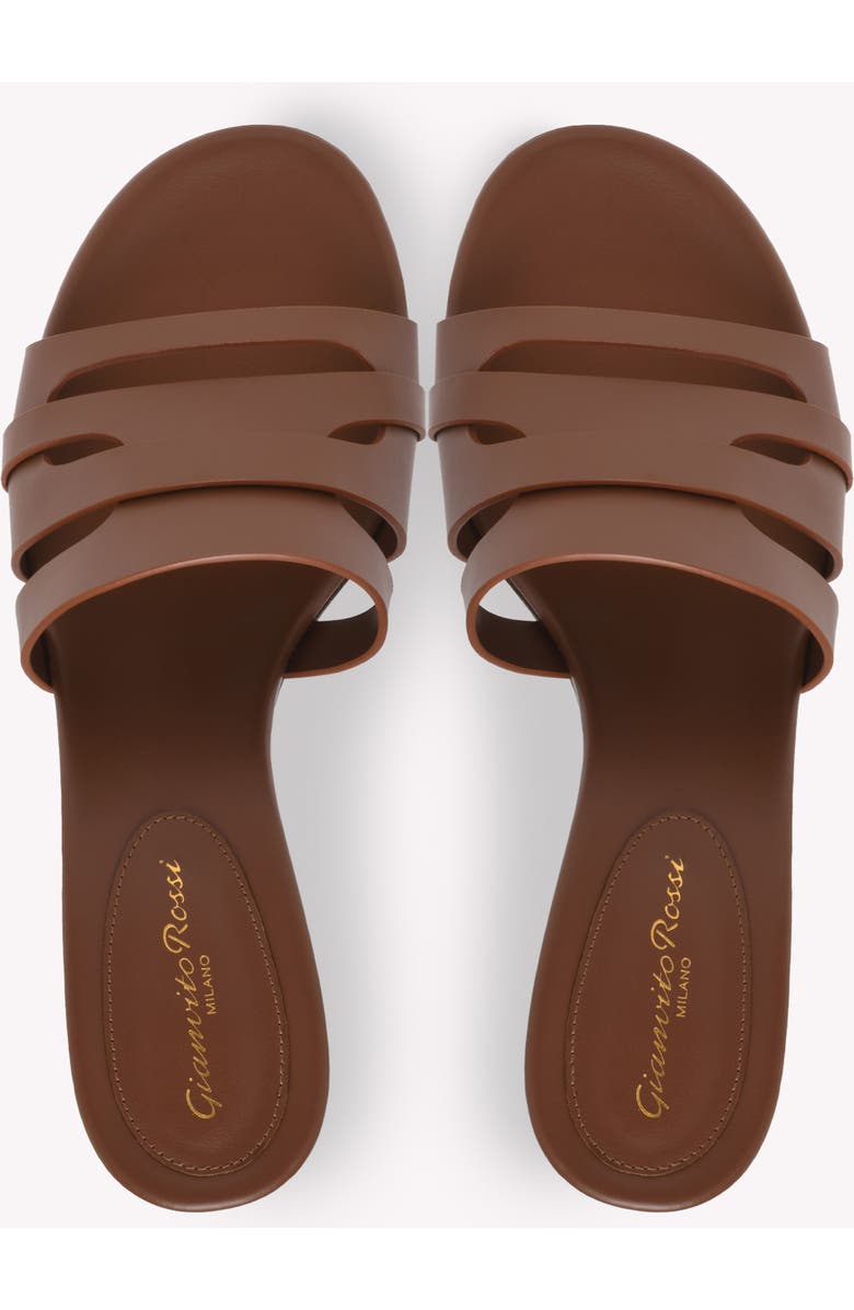 Gianvito Rossi Nora 45 Mules, Alternate, color, Brown Calf