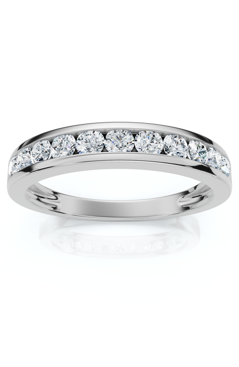 Bliss Diamond 1/2Ct Diamond Wedding Ring Channel Set Lab Grown EF/VS, Main, color, 