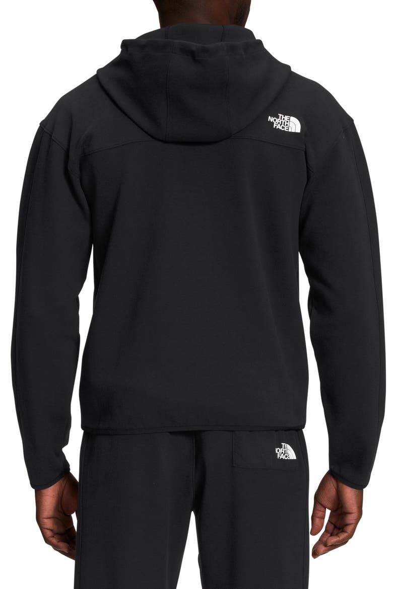 Tech Zip Hoodie Jacket, Alternate, color, BLACK