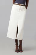 Lola Denim Halston High Rise Maxi Skirt