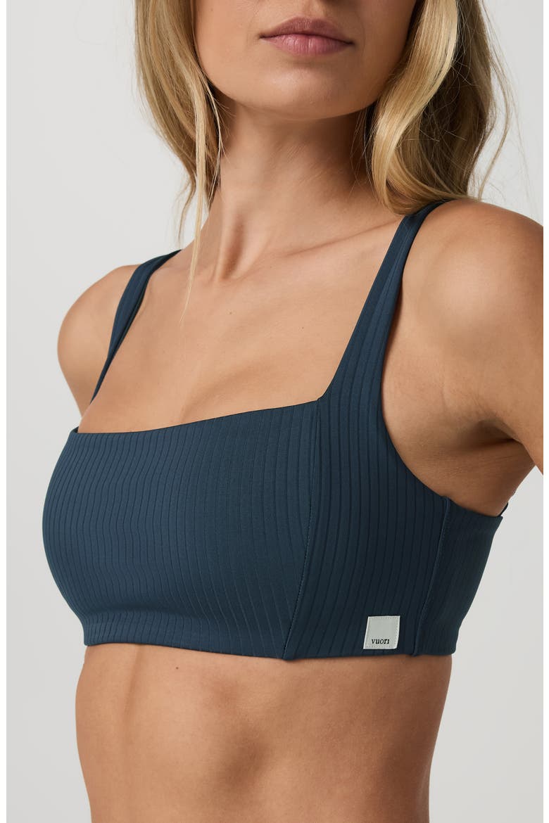 Inversion Rib Sports Bra, Alternate, color, OCEAN BLUE