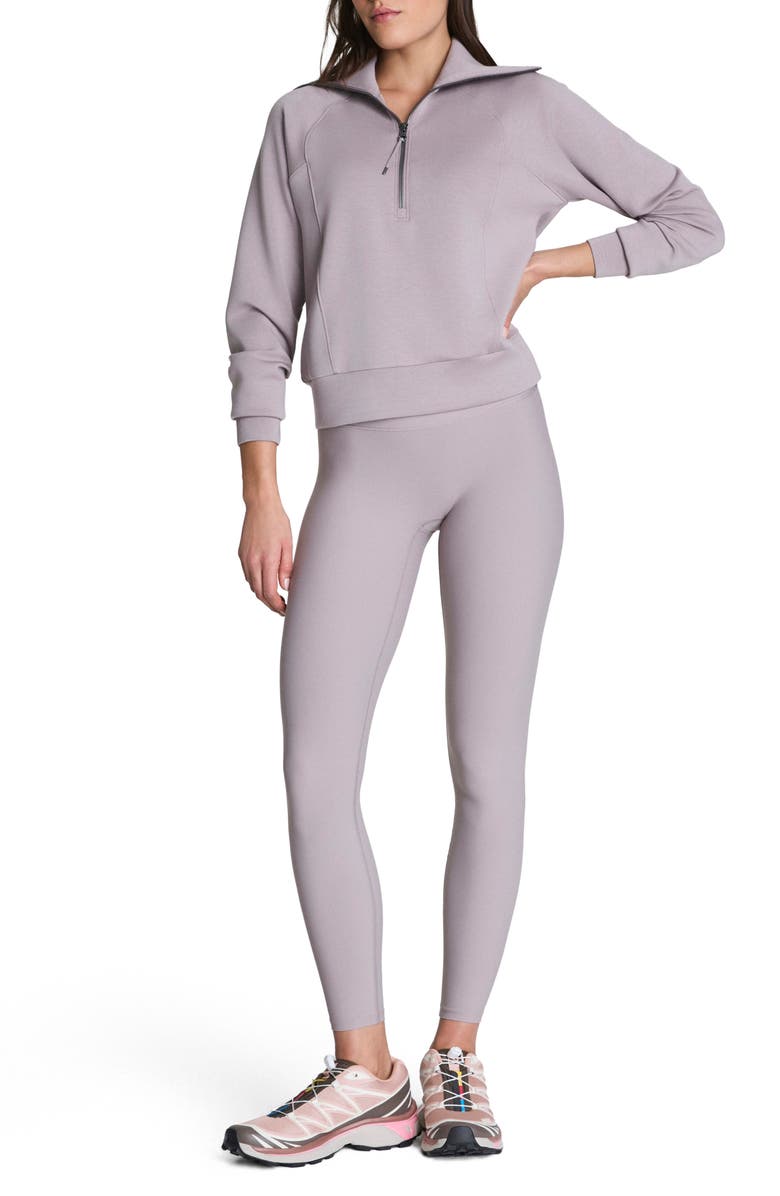 SPANX<sup>®</sup> AirEssentials Half Zip Sweatshirt, Alternate, color, Coastal Fog