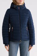 Tommy Hilfiger Zip Front Packable Hooded Puffer Jacket