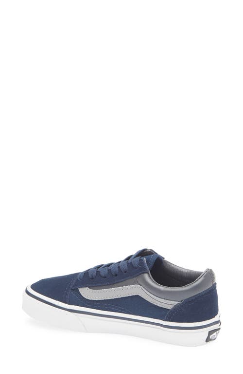 Shop Vans Kids' Old Skool Sneaker In Tonal Block Navy/grey