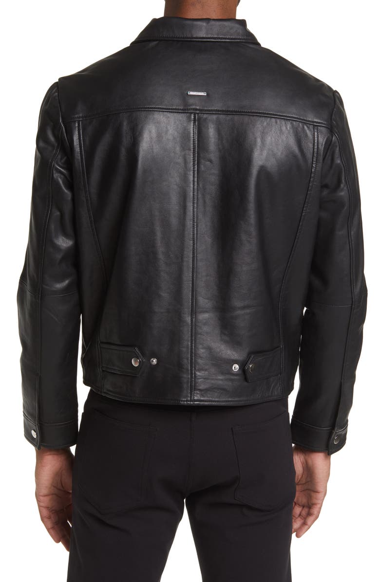 Deadwood Frankie Recycled Leather Shirt Jacket, Alternate, color,