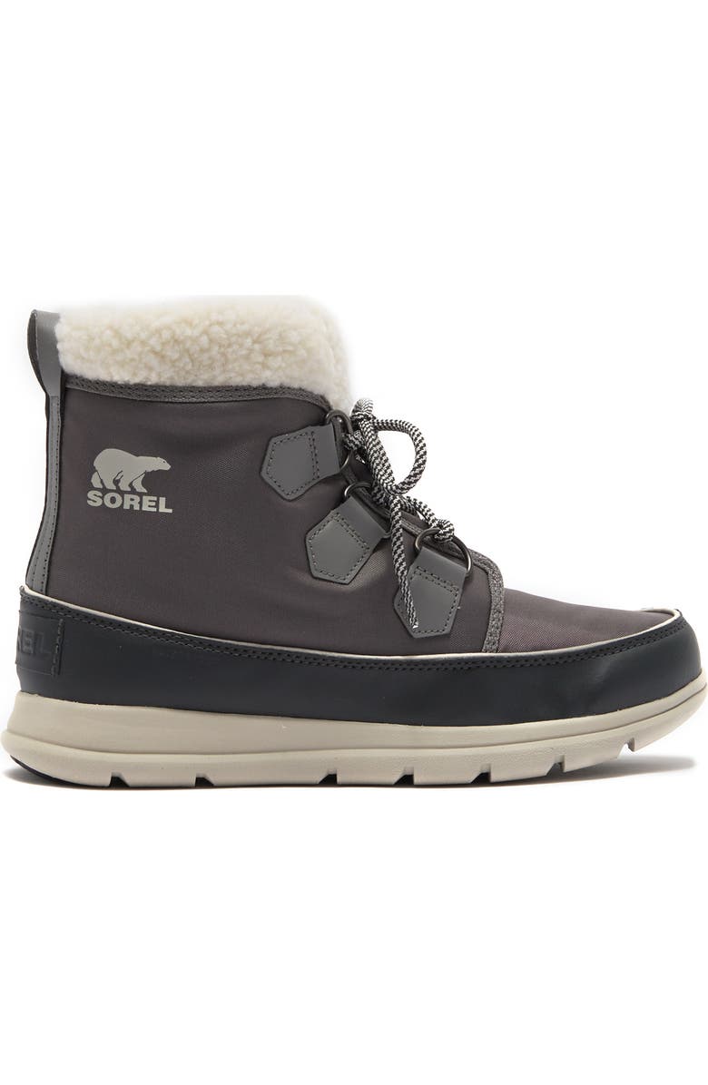 SOREL Explorer Carnival Waterproof Boot with Faux Fur Collar, Alternate, color,