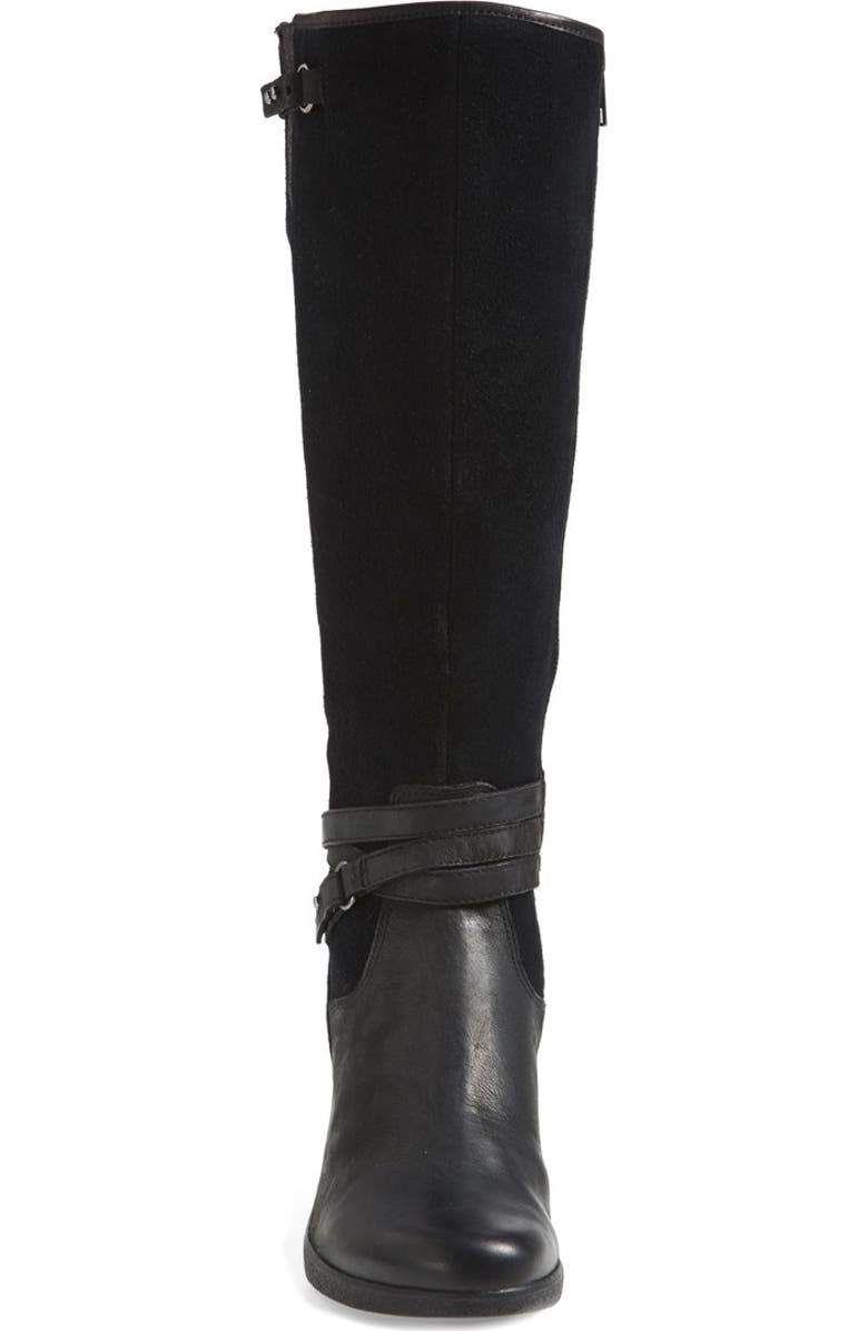UGG<sup>®</sup> 'Lesley' Waterproof Suede Wedge Knee High Boot, Alternate, color,