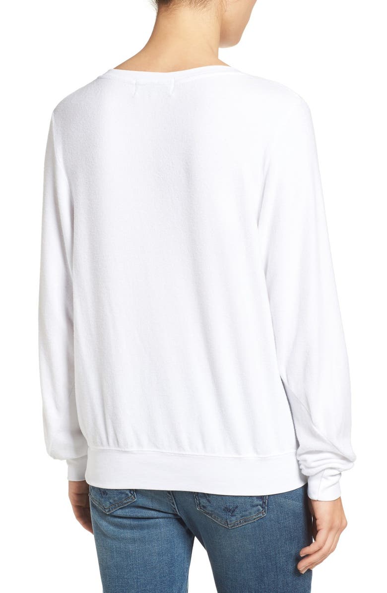 Wildfox Happy Challahdays Pullover, Alternate, color,