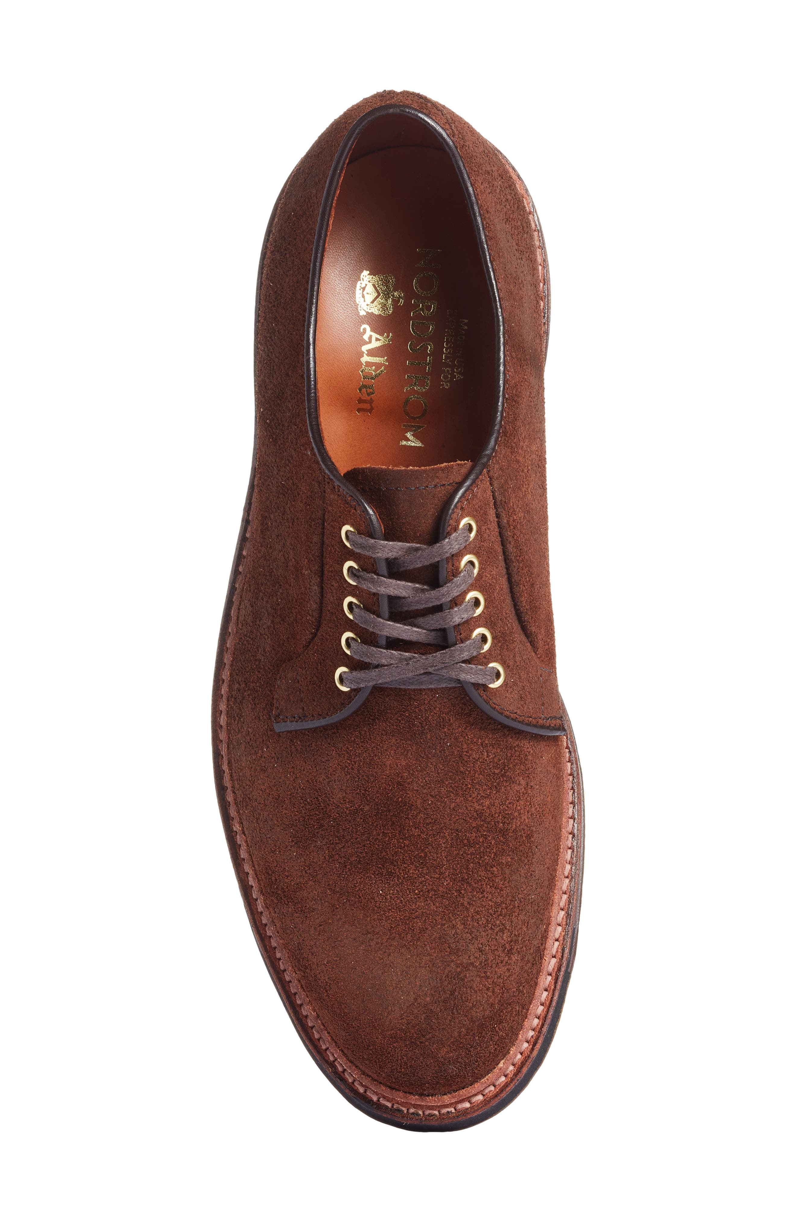 Alden Blucher Plain Toe Derby, Alternate, color, 
